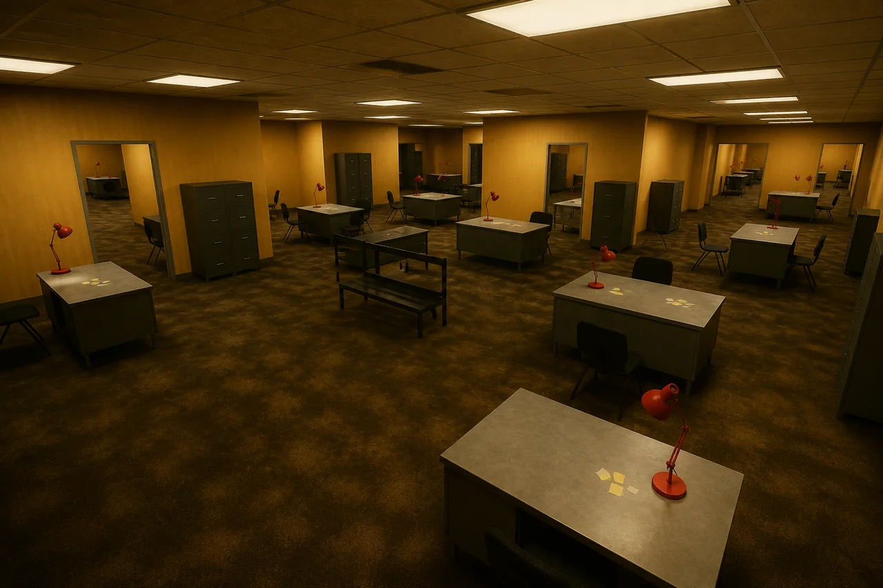 The Backrooms — in-game screenshot